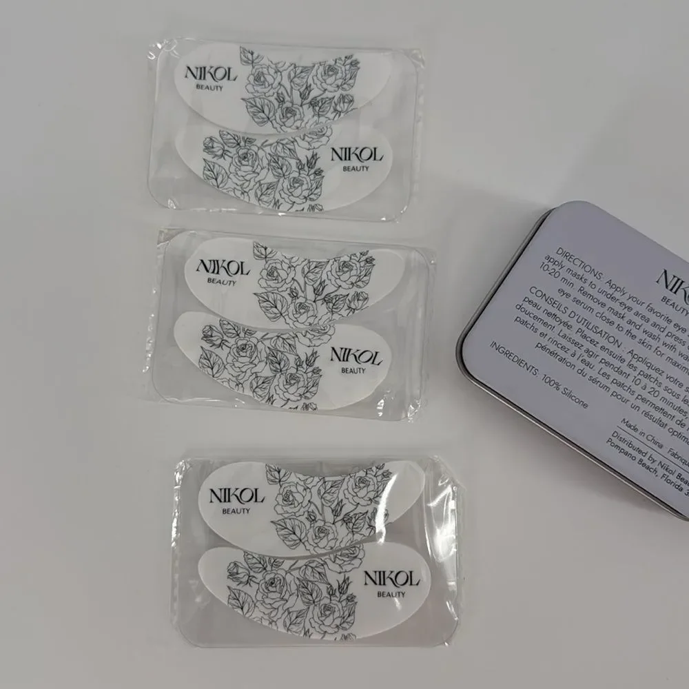 Nikol Beauty THESE BAGS ARE DESIGNER-EYE MASK Reusable Under Eye Masks Skincare